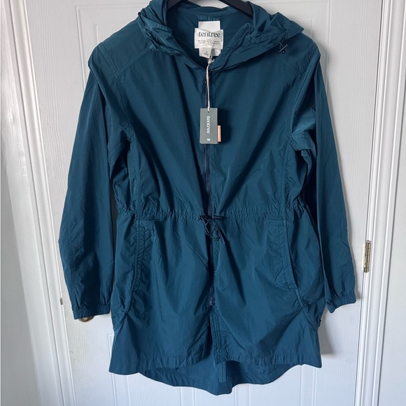 New Tentree Women's Deep Teal Utility Jacket size small - Picture 2 of 12